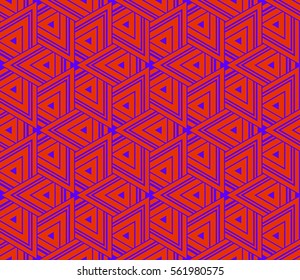 Modern stylish texture. Repeating abstract background with chaotic strokes. Trendy hipster print.Vector seamless pattern.