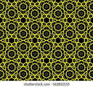 Modern stylish texture. Repeating abstract background with chaotic strokes. Trendy hipster print.Vector seamless pattern.