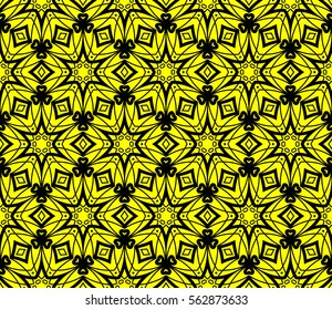 Modern stylish texture. Repeating abstract background with chaotic strokes. Trendy hipster print.Vector seamless pattern.