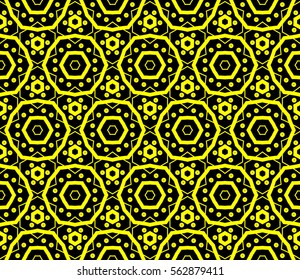 Modern stylish texture. Repeating abstract background with chaotic strokes. Trendy hipster print.Vector seamless pattern.