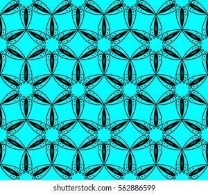 Modern stylish texture. Repeating abstract background with chaotic strokes. Trendy hipster print.Vector seamless pattern.