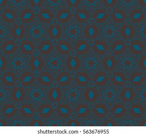 Modern stylish texture. Repeating abstract background with chaotic strokes.Vector monochrome seamless pattern