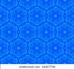 Modern stylish texture. Repeating abstract background with chaotic strokes.Vector monochrome seamless pattern