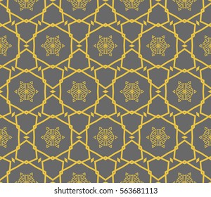 Modern stylish texture. Repeating abstract background with chaotic strokes.Vector monochrome seamless pattern