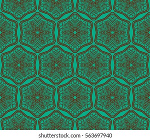 Modern stylish texture. Repeating abstract background with chaotic strokes.Vector monochrome seamless pattern