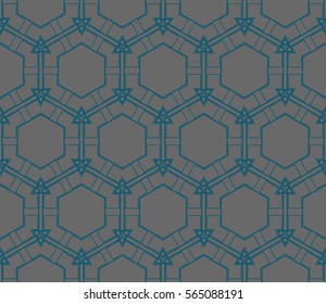 Modern stylish texture. Repeating abstract background with chaotic strokes.Vector monochrome seamless pattern