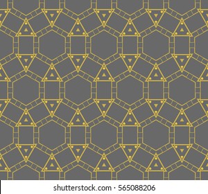 Modern stylish texture. Repeating abstract background with chaotic strokes.Vector monochrome seamless pattern