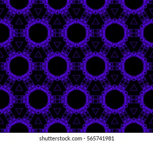 Modern stylish texture. Repeating abstract background with chaotic strokes.Vector monochrome seamless pattern
