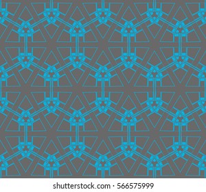 Modern stylish texture. Repeating abstract background with chaotic strokes.Vector monochrome seamless pattern