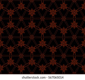 Modern stylish texture. Repeating abstract background with chaotic strokes.Vector monochrome seamless pattern