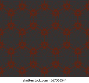 Modern stylish texture. Repeating abstract background with chaotic strokes.Vector monochrome seamless pattern