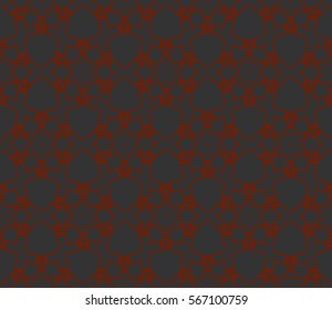 Modern stylish texture. Repeating abstract background with chaotic strokes.Vector monochrome seamless pattern