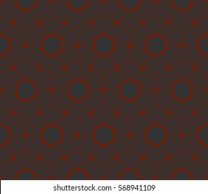 Modern stylish texture. Repeating abstract background with chaotic strokes.Vector monochrome seamless pattern