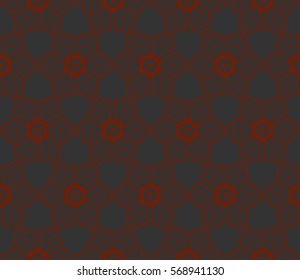Modern stylish texture. Repeating abstract background with chaotic strokes.Vector monochrome seamless pattern