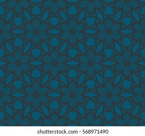 Modern stylish texture. Repeating abstract background with chaotic strokes.Vector monochrome seamless pattern