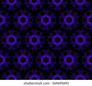 Modern stylish texture. Repeating abstract background with chaotic strokes.Vector monochrome seamless pattern