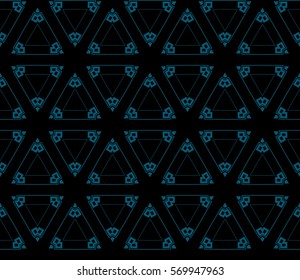 Modern stylish texture. Repeating abstract background with chaotic strokes.Vector monochrome seamless pattern