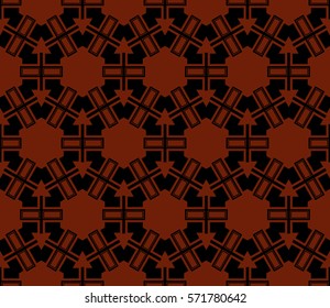 Modern stylish texture. Repeating abstract background with chaotic strokes.Vector monochrome seamless pattern