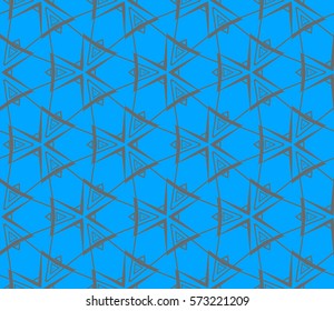 Modern stylish texture. Repeating abstract background with chaotic strokes.Vector monochrome seamless pattern