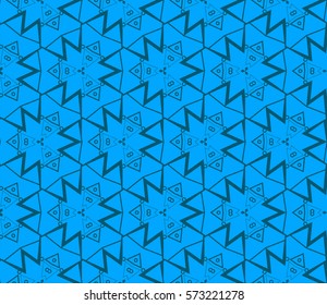 Modern stylish texture. Repeating abstract background with chaotic strokes.Vector monochrome seamless pattern