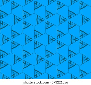 Modern stylish texture. Repeating abstract background with chaotic strokes.Vector monochrome seamless pattern