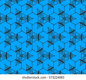 Modern stylish texture. Repeating abstract background with chaotic strokes.Vector monochrome seamless pattern