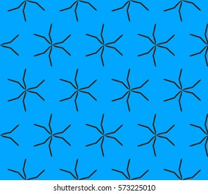 Modern stylish texture. Repeating abstract background with chaotic strokes.Vector monochrome seamless pattern