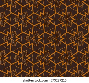 Modern stylish texture. Repeating abstract background with chaotic strokes.Vector monochrome seamless pattern