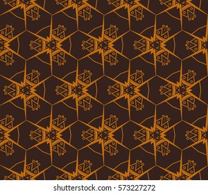 Modern stylish texture. Repeating abstract background with chaotic strokes.Vector monochrome seamless pattern