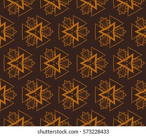 Modern stylish texture. Repeating abstract background with chaotic strokes.Vector monochrome seamless pattern
