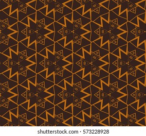 Modern stylish texture. Repeating abstract background with chaotic strokes.Vector monochrome seamless pattern
