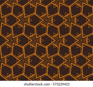 Modern stylish texture. Repeating abstract background with chaotic strokes.Vector monochrome seamless pattern