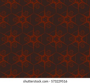 Modern stylish texture. Repeating abstract background with chaotic strokes.Vector monochrome seamless pattern