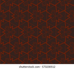 Modern stylish texture. Repeating abstract background with chaotic strokes.Vector monochrome seamless pattern