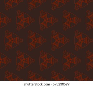 Modern stylish texture. Repeating abstract background with chaotic strokes.Vector monochrome seamless pattern
