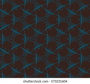 Modern stylish texture. Repeating abstract background with chaotic strokes.Vector monochrome seamless pattern