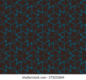 Modern stylish texture. Repeating abstract background with chaotic strokes.Vector monochrome seamless pattern
