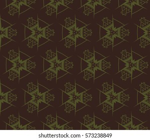 Modern stylish texture. Repeating abstract background with chaotic strokes.Vector monochrome seamless pattern
