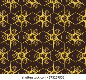 Modern stylish texture. Repeating abstract background with chaotic strokes.Vector monochrome seamless pattern