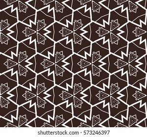 Modern stylish texture. Repeating abstract background with chaotic strokes.Vector monochrome seamless pattern