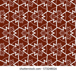 Modern stylish texture. Repeating abstract background with chaotic strokes.Vector monochrome seamless pattern