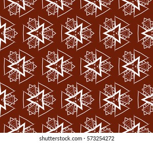 Modern stylish texture. Repeating abstract background with chaotic strokes.Vector monochrome seamless pattern