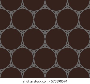 Modern stylish texture. Repeating abstract background with chaotic strokes.Vector monochrome seamless pattern