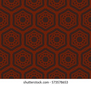 Modern stylish texture. Repeating abstract background with chaotic strokes.Vector monochrome seamless pattern