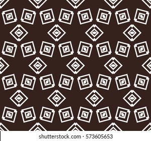 Modern stylish texture. Repeating abstract background with chaotic strokes.Vector monochrome seamless pattern