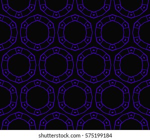 Modern stylish texture. Repeating abstract background with chaotic strokes.Vector monochrome seamless pattern