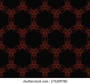 Modern stylish texture. Repeating abstract background with chaotic strokes.Vector monochrome seamless pattern