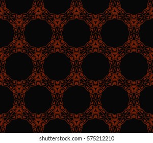 Modern stylish texture. Repeating abstract background with chaotic strokes.Vector monochrome seamless pattern