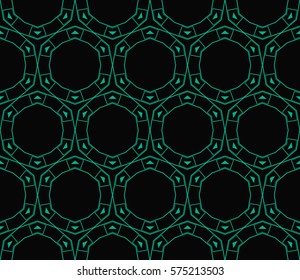 Modern stylish texture. Repeating abstract background with chaotic strokes.Vector monochrome seamless pattern