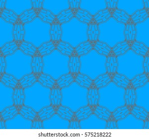 Modern stylish texture. Repeating abstract background with chaotic strokes.Vector monochrome seamless pattern
